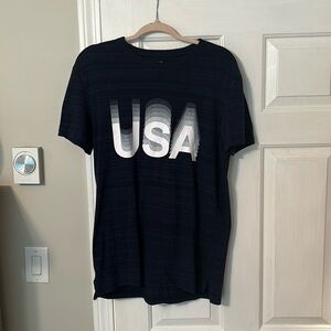 Navy American Eagle USA Tee